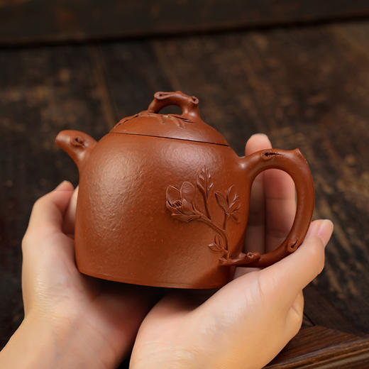 郭琴获奖作品 全手工含香壶 宜兴原矿茶壶紫砂壶功夫茶泡茶壶紫砂茶具仿古 商品图1