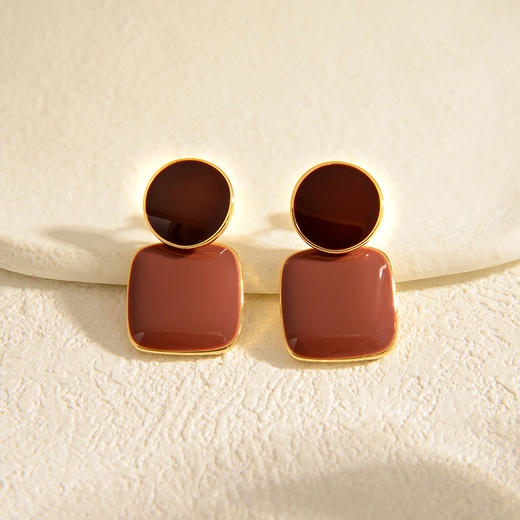 yszz-04037【云赏珠宝】时尚系列经典高贵雅致几何图形百搭通勤造型耳环s925银耳针 商品图9