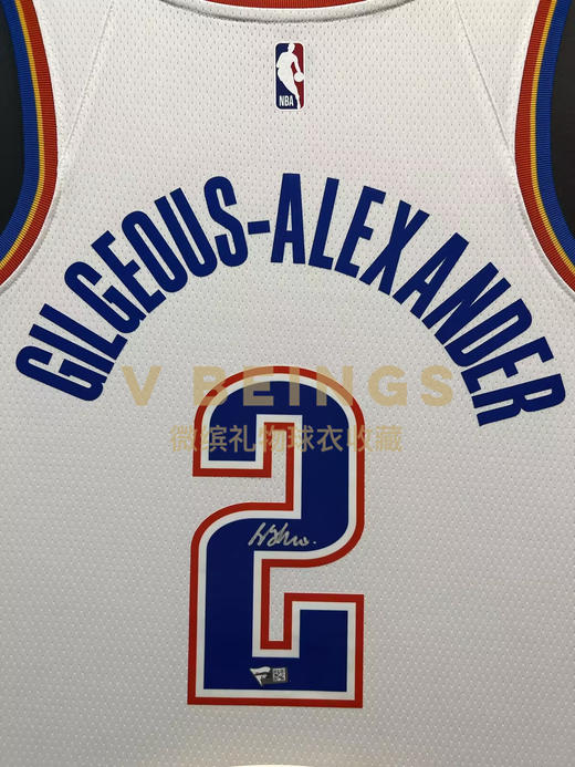 收藏系列 亚历山大 2号白色 亲笔签名球衣 商品图2