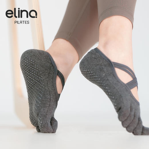 elina一恋2024双交叉带瑜伽袜EYG24005/EYG24006 商品图7