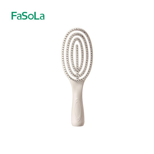 FaSoLa排骨梳高颅顶蓬松梳按摩头皮梳子女家用长发卷发神器造型梳 商品图5