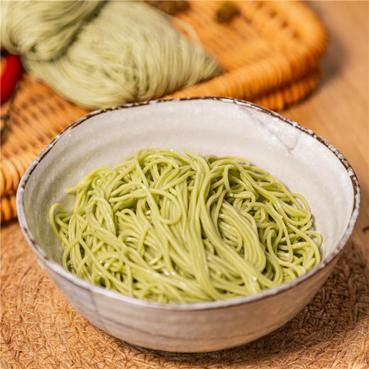 宝润山有机铁皮石斛面 石斛榨汁原味纯素粗面细面360g/袋 商品图4