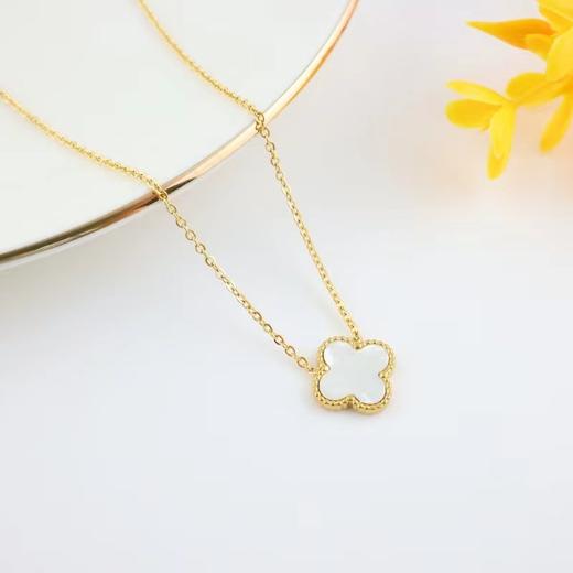 XL240003#925银四叶草项链 商品图2