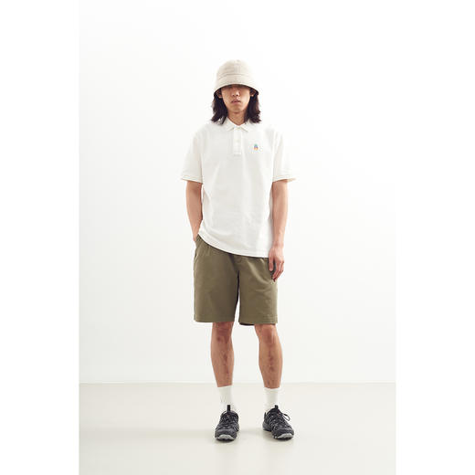 吃茶去chichaqu2024重磅短袖POLO衫复古全棉刺绣彩色葫芦logo 商品图4