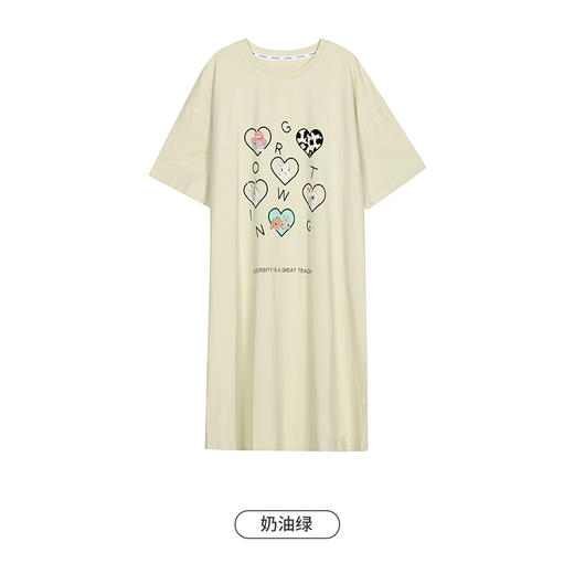 都市丽人生活家居女士棉质短袖裙睡衣LH46J6 商品图6