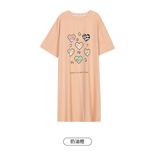 都市丽人生活家居女士棉质短袖裙睡衣LH46J6 商品图7