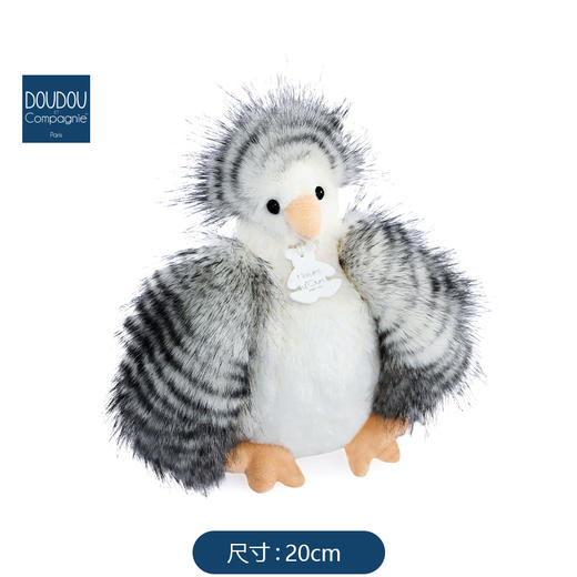 DOUDOU 橙色白色母鸡-20cm玩偶 商品图6