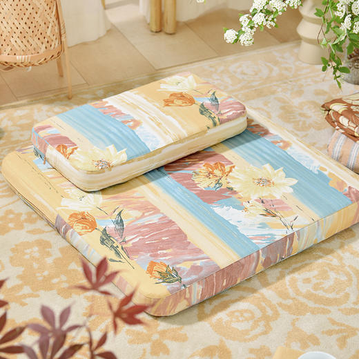 写意系列打坐垫天然椰棕禅修垫棕榈地垫 商品图0