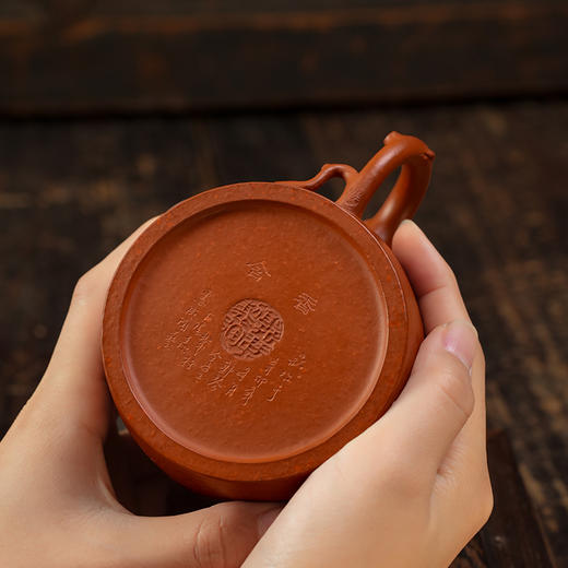 郭琴获奖作品 全手工含香壶 宜兴原矿茶壶紫砂壶功夫茶泡茶壶紫砂茶具仿古 商品图2