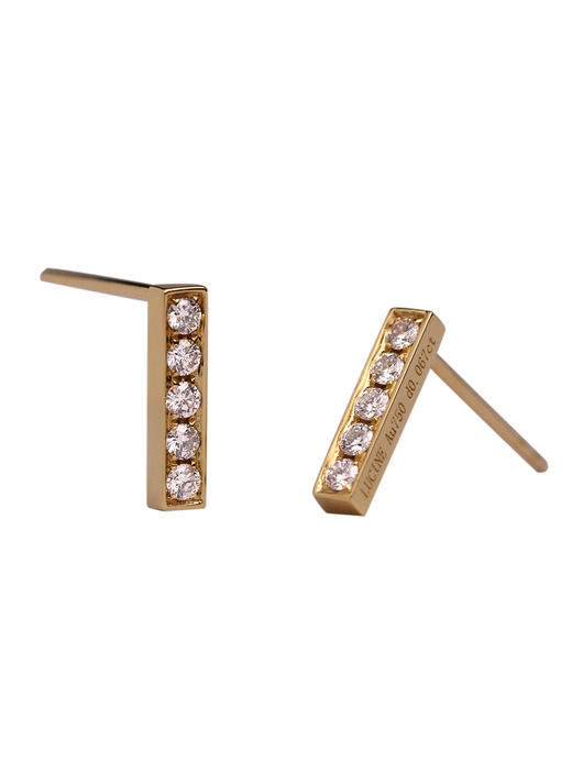 LUCINE 鹿鸣珠宝 | 【一】系列钻石耳钉 商品图4