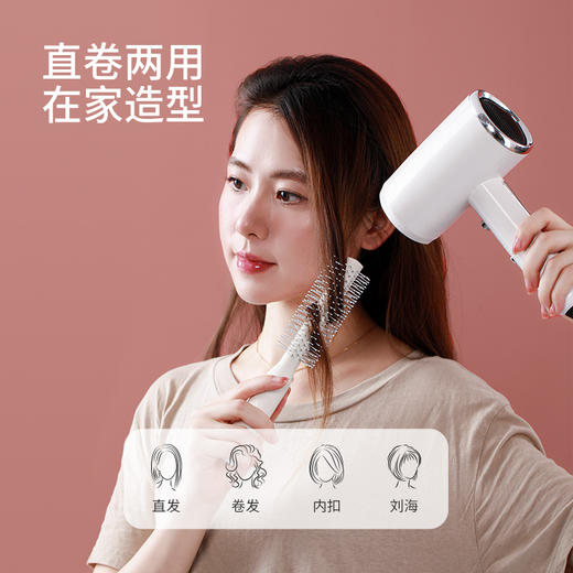 FaSoLa排骨梳高颅顶蓬松梳按摩头皮梳子女家用长发卷发神器造型梳 商品图4