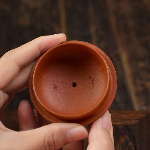 郭琴获奖作品 全手工含香壶 宜兴原矿茶壶紫砂壶功夫茶泡茶壶紫砂茶具仿古 商品图6
