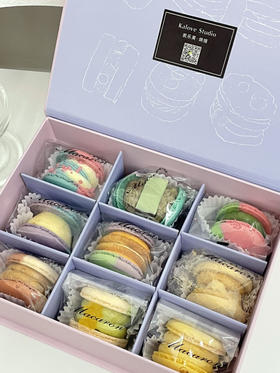 韩式马卡龙9个装低糖版～广东省顺丰包邮
