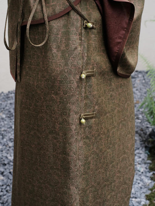 盛唐婧 |真丝香云纱花罗包臀半身裙 商品图2