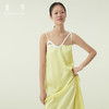 桑罗真丝吊带连衣裙女无袖中长裙100%桑蚕丝天然凉感可外穿居家服 商品缩略图3