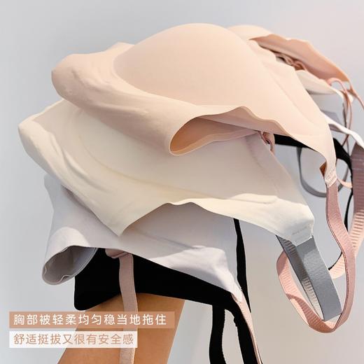 妖精可可花瓣果冻软内衣 女无痕薄款云感无钢圈文胸可拆卸花瓣杯垫无束缚 商品图2