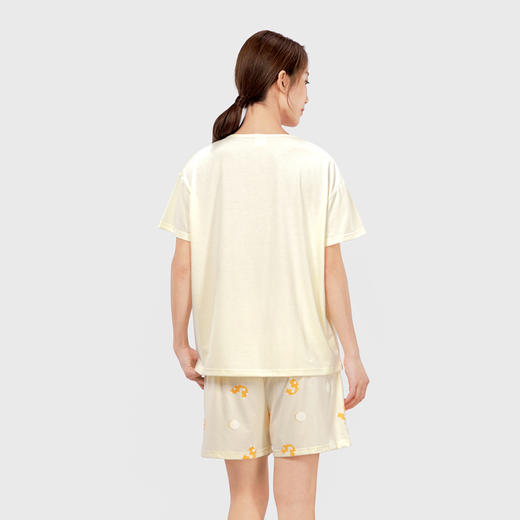 都市丽人生活家居女士棉质短袖短裤睡衣套装LH42S7 商品图2