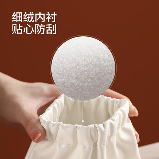 FaSoLa便携收纳袋PU防水自动闭合外出充电器耳机饰品化妆品收纳包 商品图4