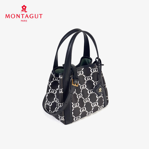 梦特娇女包新款小众时尚通勤复古老花水桶包礼盒单肩斜挎包女 商品图2