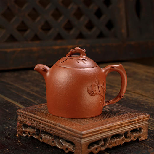 郭琴获奖作品 全手工含香壶 宜兴原矿茶壶紫砂壶功夫茶泡茶壶紫砂茶具仿古 商品图0