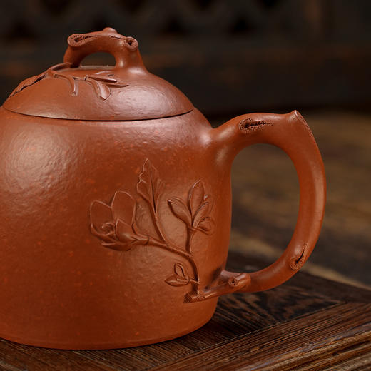 郭琴获奖作品 全手工含香壶 宜兴原矿茶壶紫砂壶功夫茶泡茶壶紫砂茶具仿古 商品图3