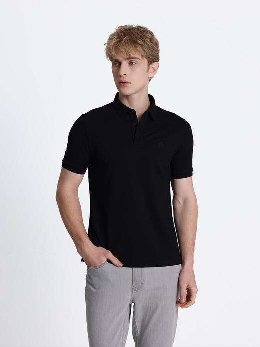 callisto黑色棉混纺T恤 STTSS108C 商品图0