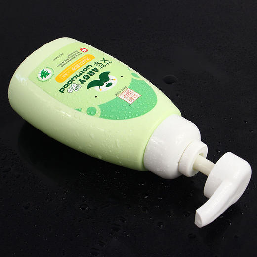 【艾草儿童沐浴液洗发沐浴二合一】温和无泪配方妈妈放心，丰富泡沫温和不刺激婴幼儿沐浴露润肤清洁洗发水250mlQQ 商品图2