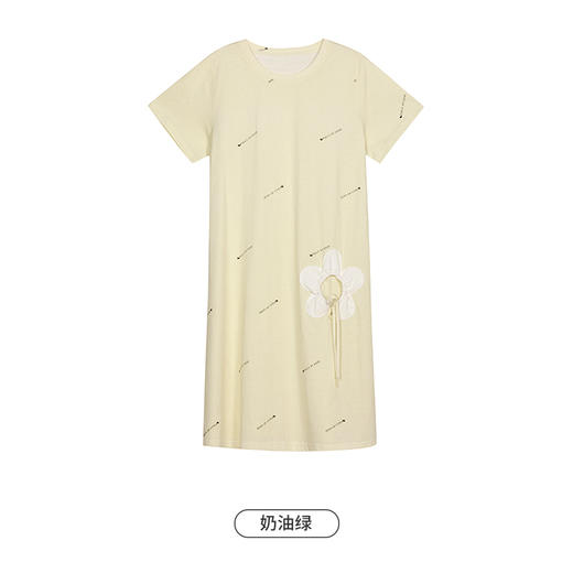都市丽人生活家居女士棉质短袖裙睡衣LH46K2 商品图8