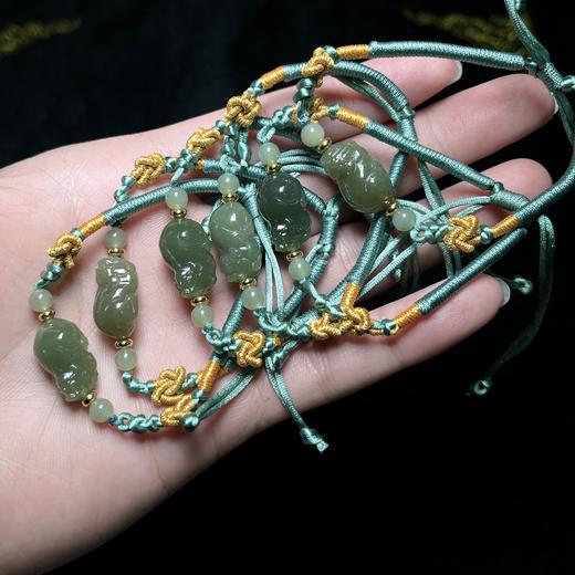 D和田玉手绳-青黄口貔貅 商品图0