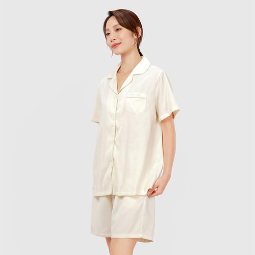 都市丽人生活家居女士梭织棉短袖短裤睡衣套装LH41V2 商品图1