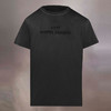 MAISON MARGIELA 马吉拉 女士字母刺绣徽标棉质圆领短袖T恤 黑色 S51GC0526 S20079 970 商品缩略图0