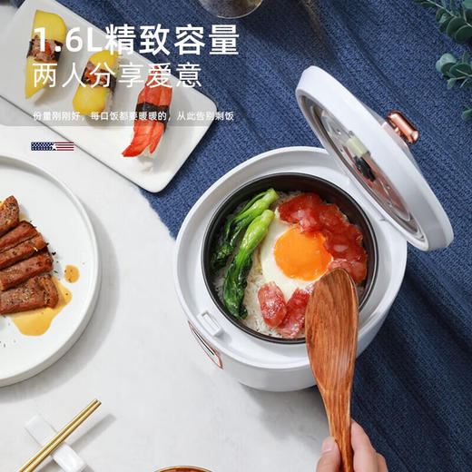【小家电】迈卡罗MC-FB128迷你智能电饭煲 波浪环形发热盘均匀加热HF 商品图6