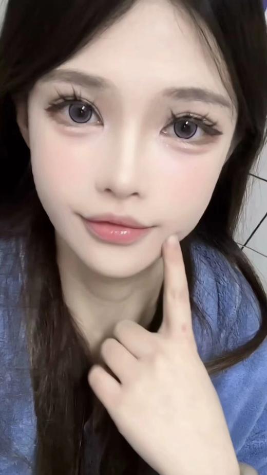 【大直径】Ealla girl- 猫眼圈圈紫-14.5mm【年抛 度数0-800度 无525/575】 商品图6