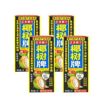 椰树牌 正宗椰子汁  1L*12盒 整箱装 植物蛋白饮料 商品图2