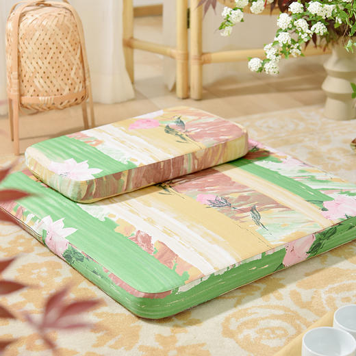 写意系列打坐垫天然椰棕禅修垫棕榈地垫 商品图1