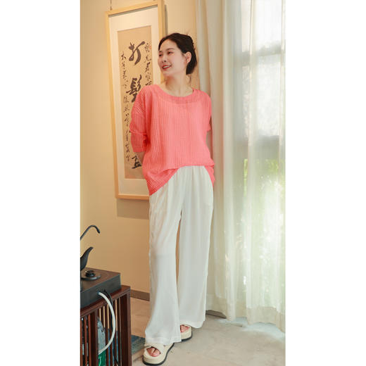 【线上专属】宽松套头衫（22708284-小红） 商品图4