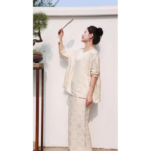 【抖音专属】阔腿裤（21709184玉色） 商品图1