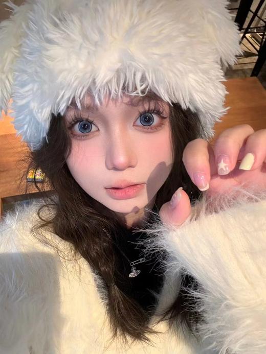 【大直径】Ealla girl- 猫眼圈圈蓝-14.5mm【年抛 度数0-800度 无525/575】 商品图2