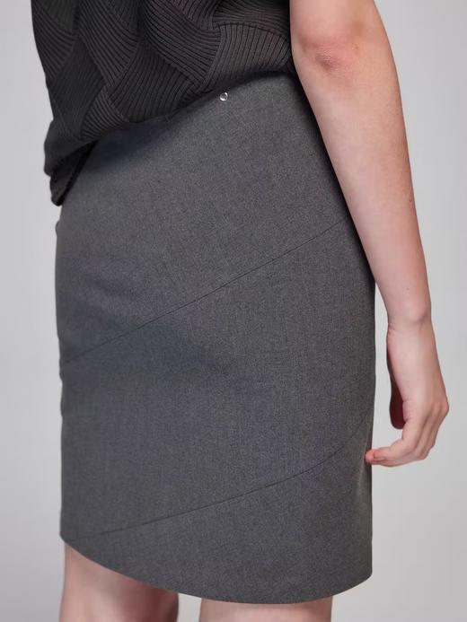Simple Project/K2462/TR混纺螺旋分割剪裁合身直筒半裙 商品图3