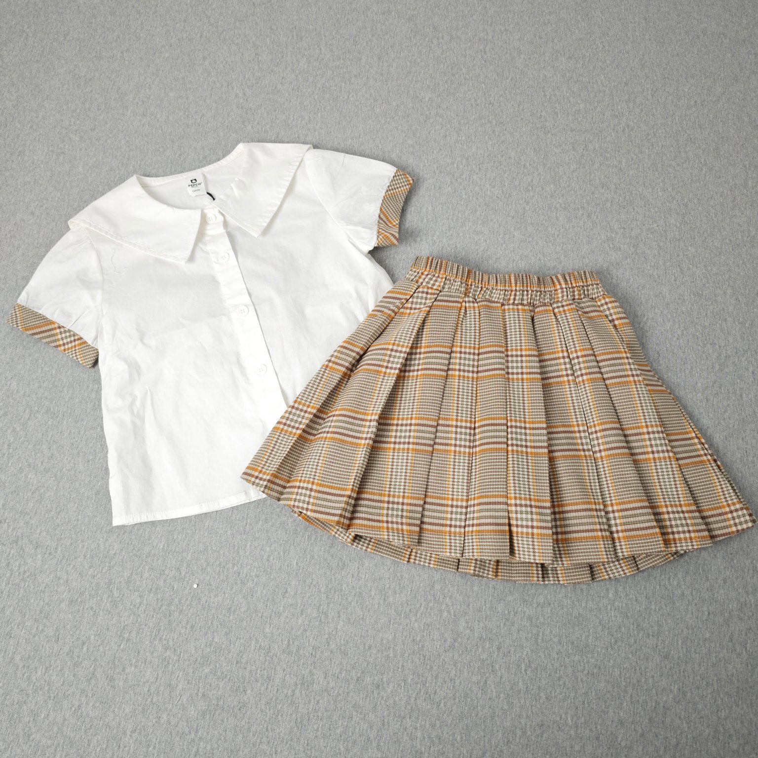 412-童海军领短袖套裙