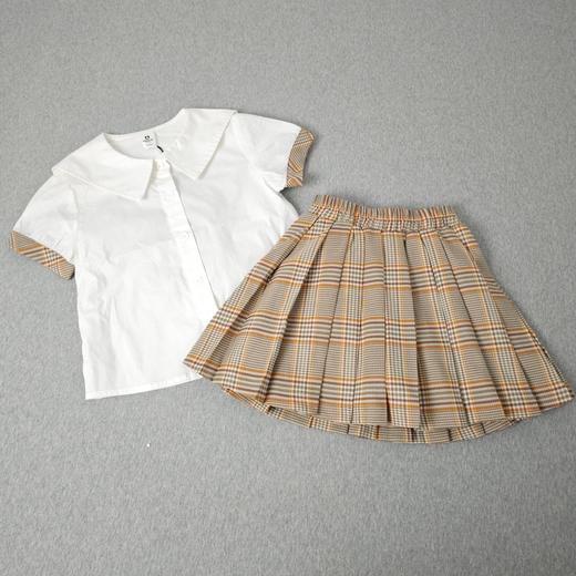 412-童海军领短袖套裙 商品图0