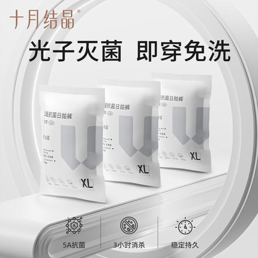 【满200减100】男士无缝抑菌一次性内裤出差旅游行陪产短裤日抛大码免洗 商品图6