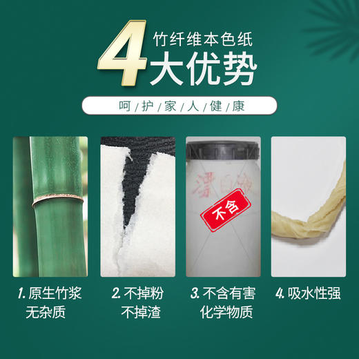 若禺竹本多功能复合全封擦手纸1件20包LBC002F 商品图3