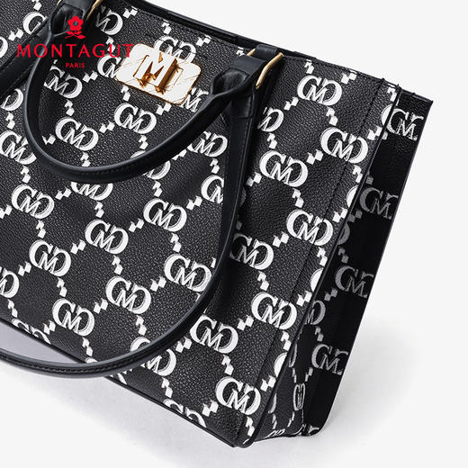 梦特娇女包新款包包老花托特包大容量单肩包通勤时尚手提包女 商品图4