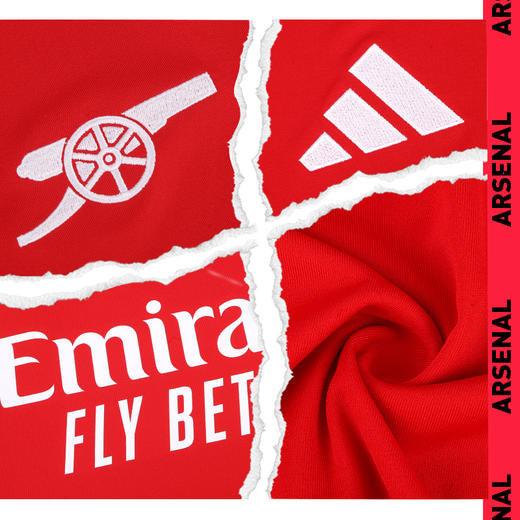 小李子ADIDAS阿迪达斯24/25赛季阿森纳主场球迷版球衣短袖成人男IT6141 商品图2