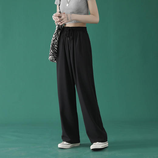 【超薄冰丝❗️潮流百搭休闲长裤】男女同款，宽松有型，夏季垂感，时尚韩版痞帅直筒裤子父亲节礼物新年礼盒年货礼盒 商品图3