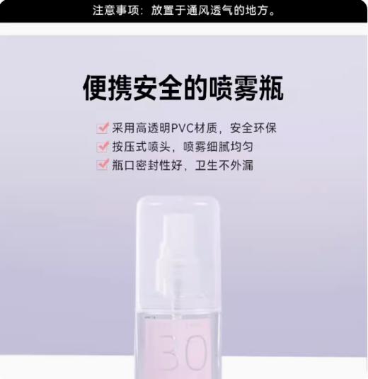 城市小铺便携喷雾瓶30ml 商品图1