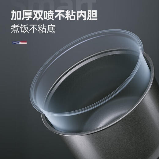 【小家电】迈卡罗MC-FB128迷你智能电饭煲 波浪环形发热盘均匀加热HF 商品图3