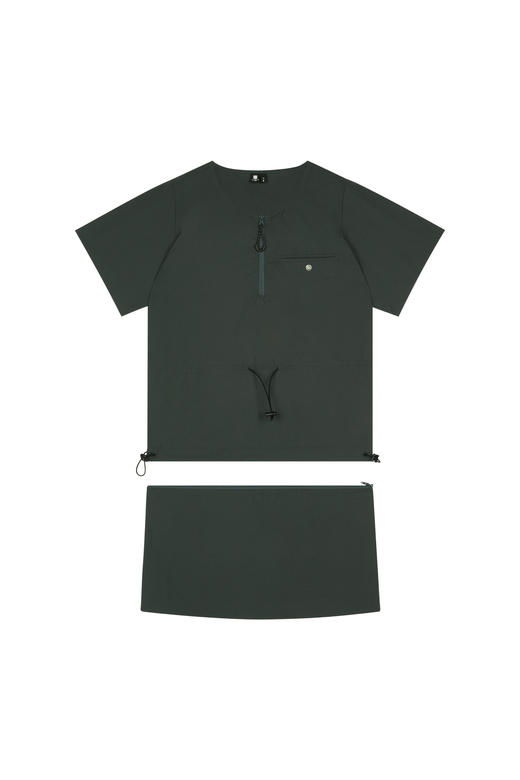 oneup短袖T恤可拆卸裙 商品图5