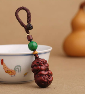 紫檀貔貅°钥匙扣挂件